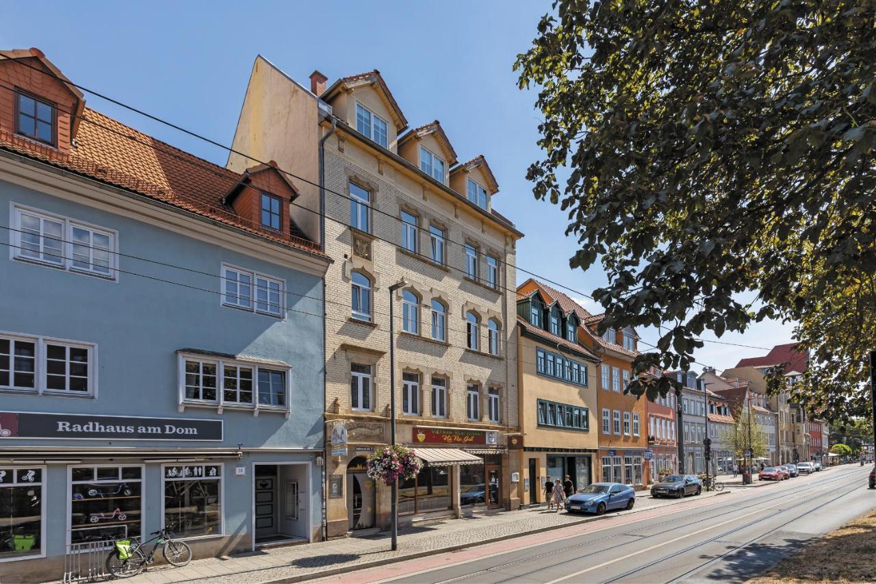 Hotel Garni " Am Domplatz" Erfurt Esterno foto