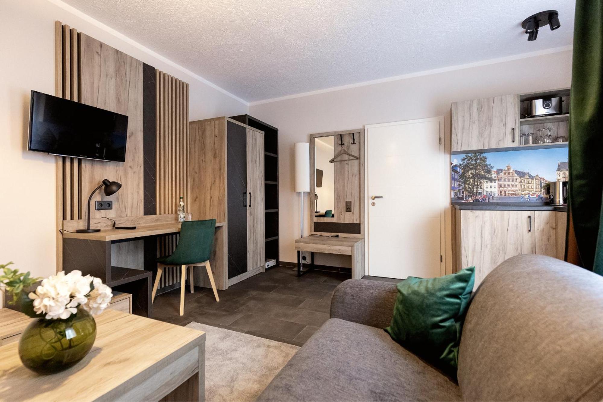 Hotel Garni " Am Domplatz" Erfurt Esterno foto